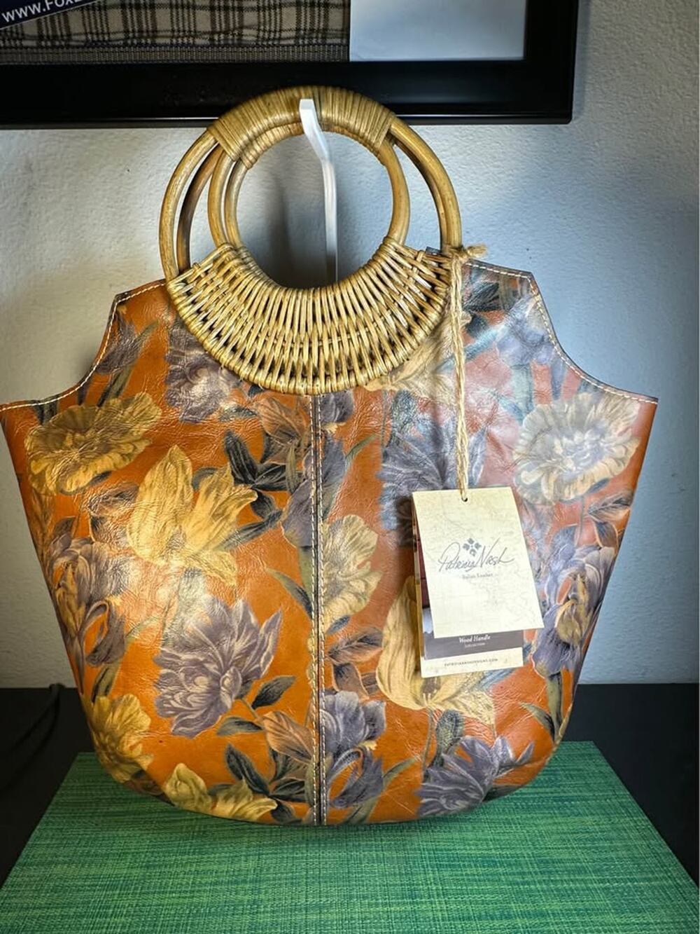 NWT Patricia Nash Pratella Leather Tote Bag – Spring Multi Floral